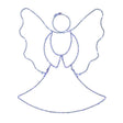 Celebrations LED Multi Angel Silhoutte 13 in. Hanging Decor