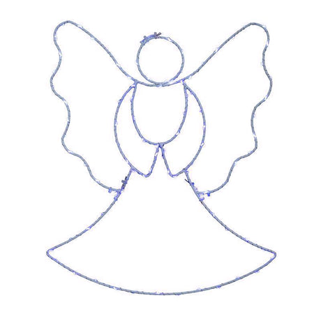 Celebrations LED Multi Angel Silhoutte 13 in. Hanging Decor