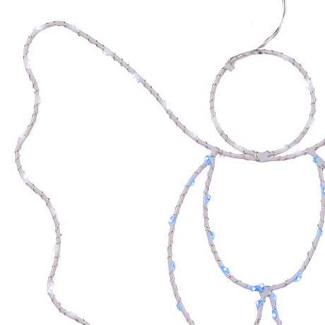 Celebrations LED Multi Angel Silhoutte 13 in. Hanging Decor