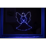 Celebrations LED Multi Angel Silhoutte 13 in. Hanging Decor