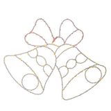 Celebrations LED Multi Bell Silhouette 15 in. Hanging Decor