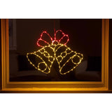 Celebrations LED Multi Bell Silhouette 15 in. Hanging Decor