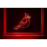 Celebrations LED Red Cardinal Silhouette 15 in. Hanging Decor