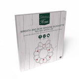 Celebrations LED Multi Wreath Silhouette 15 in. Hanging Decor