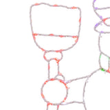 Celebrations LED Multi Snowman Silhouette 17 in. Hanging Decor