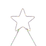 Celebrations LED Multi Christmas Tree Silhouette 17 in. Hanging Decor