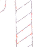 Celebrations LED Red/White Candy Cane Silhouette 15 in. Hanging Decor