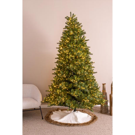 Celebrations Platinum LED Big Seed Cluster Warm White 832 ct String Christmas Lights 8 ft.
