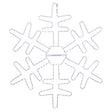 Celebrations LED Pure White Snowflake 24 in. Hanging Decor
