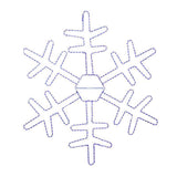Celebrations LED Blue Snowflake 18 in. Hanging Decor