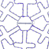 Celebrations LED Blue Snowflake 18 in. Hanging Decor