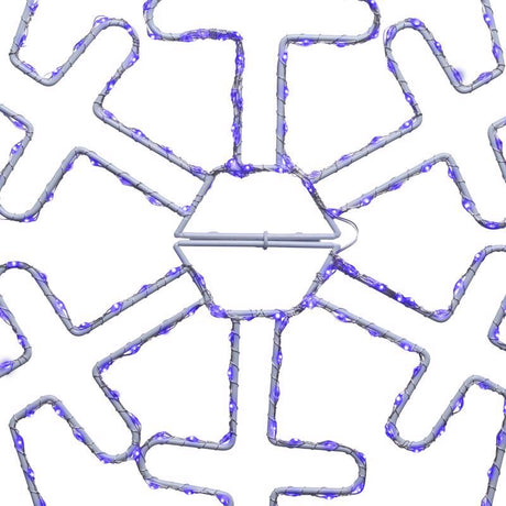 Celebrations LED Blue Snowflake 18 in. Hanging Decor