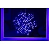 Celebrations LED Blue Snowflake 18 in. Hanging Decor