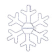 Celebrations LED Pure White Snowflake 12 in. Hanging Decor