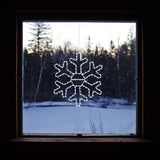 Celebrations LED Pure White Snowflake 12 in. Hanging Decor
