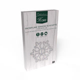 Celebrations LED Pure White Snowflake 12 in. Hanging Decor