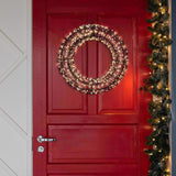 Celebrations LED Clear/Warm White Wreath 14 in. Hanging Decor