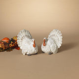 Gerson 5 in. Harvest Turkey Fall Decor, Pack of 12