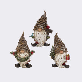 Gerson Multicolored Gnome Figurine 6 in., Pack of 6