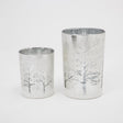 Gerson Silver Glass Holiday Candle Holder 7 in., Pack of 6