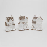 Gerson Gingerbread House Table Decor 6 in., Pack of 12