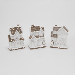 Gerson Gingerbread House Table Decor 6 in., Pack of 12