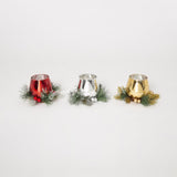 Gerson Assorted Glass Cup Candle Holder 3 in., Pack of 12