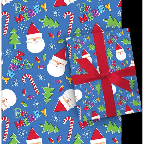 Paper Images Assorted Brights Gift Wrap, Pack of 48