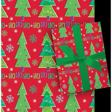Paper Images Assorted Brights Gift Wrap, Pack of 48