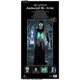 Seasons Green 17 ct 6.5 ft. Prelit Animated Mr. Grim Yard Decor