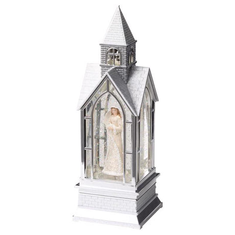 Sullivans LED Multicolored Angel in Church Table Decor 12 in., Pack of 4
