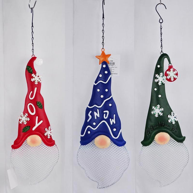 Alpine Christmas Bird Feeder Hanging Sign 1 pc, Pack of 9