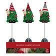 Alpine Multi Christmas Gnome 33 in. Pathway Decor, Pack of 9