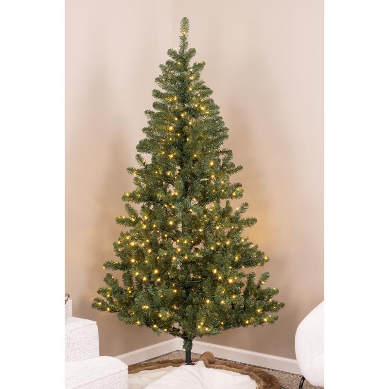 Holiday Bright Lights 1-2 Tree 7 ft. Full LED 400 ct Winchester Pine Color Changing Christmas Tree