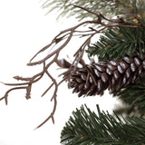 Celebrations Prelit Twig Pine Bow Urn Filler, Pack of 8