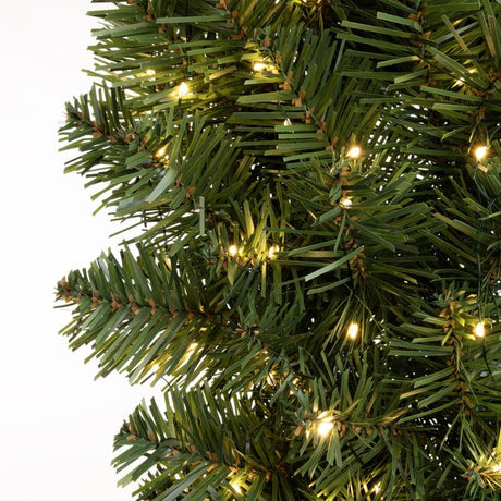 Celebrations 24 in. D LED Prelit Warm White Cascading Wreath, Pack of 4