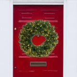 Celebrations 24 in. D LED Prelit Warm White Cascading Wreath, Pack of 4