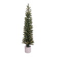 Celebrations 5 ft. Slim LED 100 ct Diamond Potted Color Changing Entrance Tree
