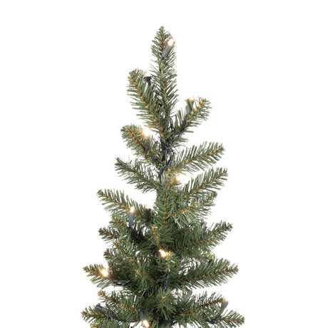 Celebrations 5 ft. Slim LED 100 ct Diamond Potted Color Changing Entrance Tree