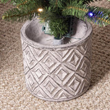 Celebrations 5 ft. Slim LED 100 ct Diamond Potted Color Changing Entrance Tree