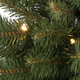 Celebrations 2 ft. Slim LED 35 ct Table Tree with Wood Base Color Changing Christmas Tree, Pack of 4
