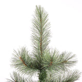 Celebrations 3 ft. Slim LED 50 ct Table Top with Wood Base Color Changing Christmas Tree