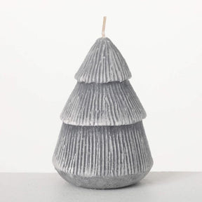 Sullivans Vance Kitira Gray Tree Candle, Pack of 6