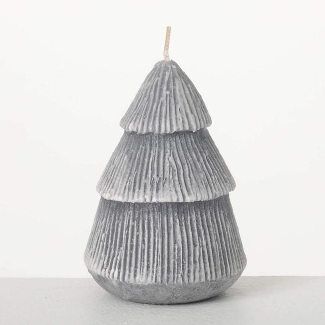 Sullivans Vance Kitira Gray Tree Candle, Pack of 6
