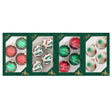 Christmas by Krebs Green/Red/White Ball Ornaments, Pack of 12
