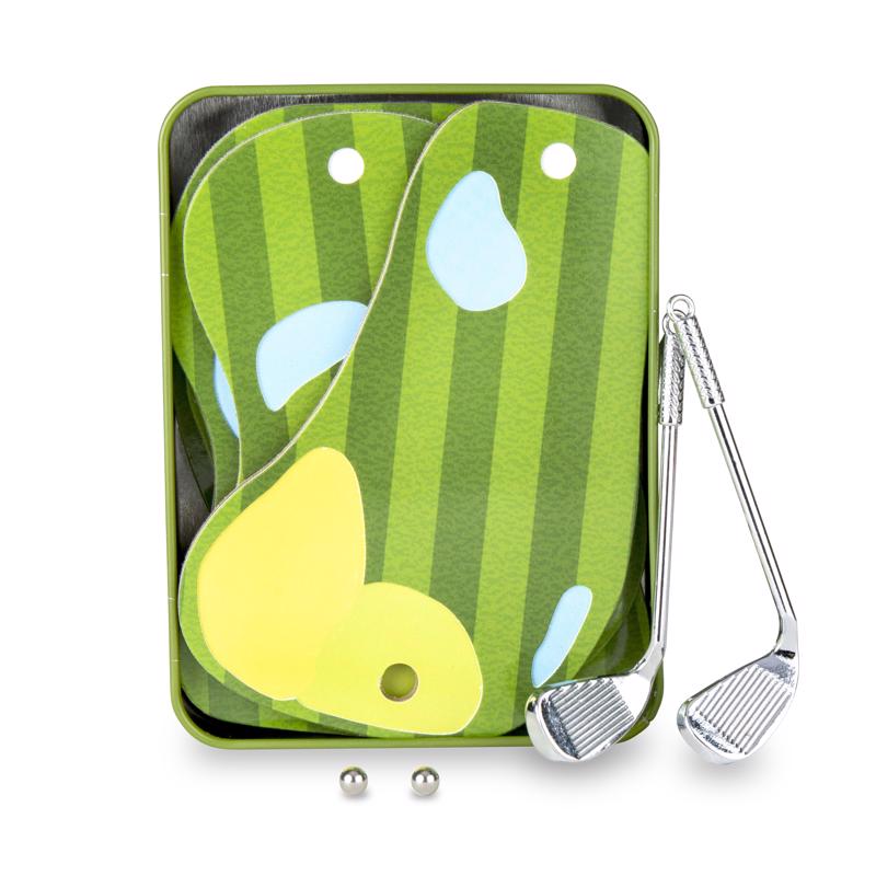 Kikkerland Golf In a Tin Game 13 pc