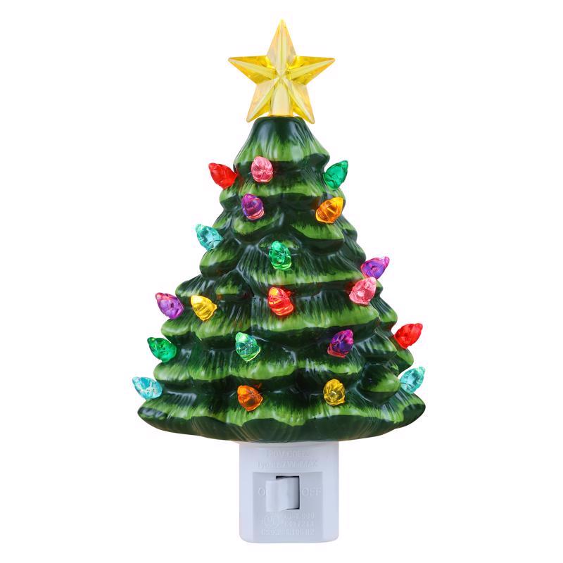 Mr. Christmas LED Nostalgic Tree Nightlight 6.5 in., Pack of 6