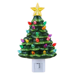 Mr. Christmas LED Nostalgic Tree Nightlight 6.5 in., Pack of 6