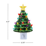 Mr. Christmas LED Nostalgic Tree Nightlight 6.5 in., Pack of 6