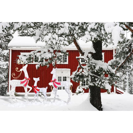Celebrations LED Warm White Reindeer 61 in. Yard Decor